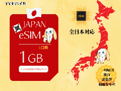 【日本eSIM】 8日間/容量1GBプラン　日本国内高速4G-LTEデータ専用(通信容量を超過しても通信速度最大200kbps利用可能)　NTT　docomoネットワーク　eSIM端末専用　物理SIMとの併用が可能　契約なし　返却なし　追加チャージなし　多言語マニュアル付(日本語、英語、中国語)/Japan eSIM 8 Days /1 GB NTT DoCoMo Network 4G LTE H